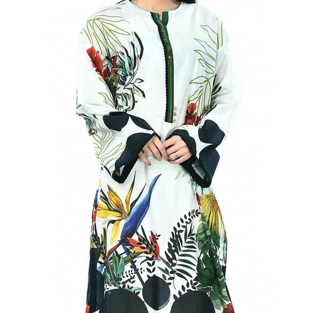 Printed Lawn Shirt

PKR-2299/- Round Split neckline with lace detailing on